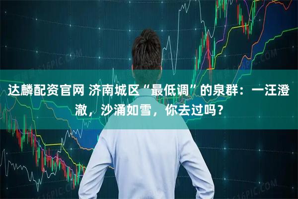 达麟配资官网 济南城区“最低调”的泉群：一汪澄澈，沙涌如雪，你去过吗？