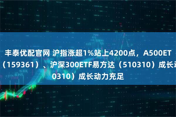 丰泰优配官网 沪指涨超1%站上4200点，A500ETF易方达（159361）、沪深300ETF易方达（510310）成长动力充足